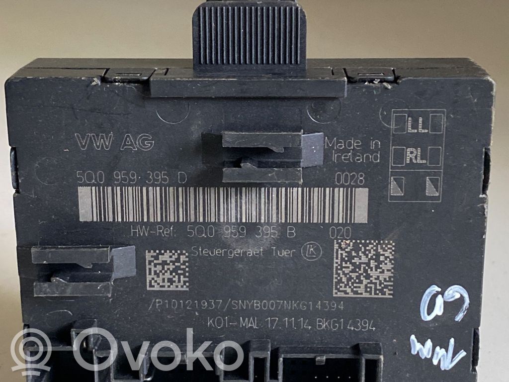 Audi A3 S3 8V Door control unit/module 