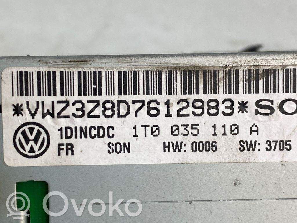 Volkswagen Touran I Zmieniarka płyt CD/DVD 