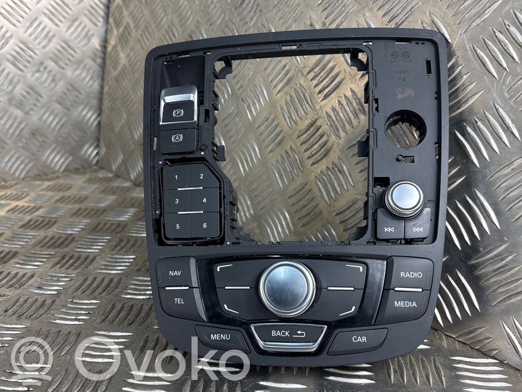 Audi A6 S6 C7 4G Console centrale, commande de multimédia l'unité principale 