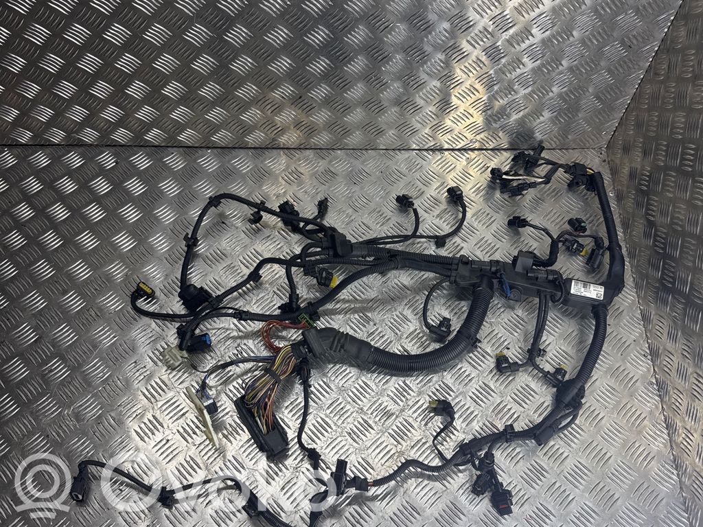 BMW 3 F30 F35 F31 Wiązka przewodów silnika 