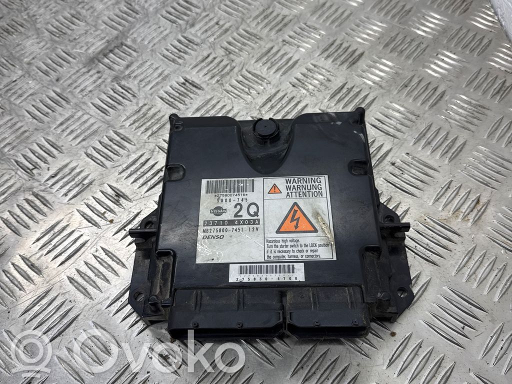 Nissan Navara D40 Engine control unit/module 