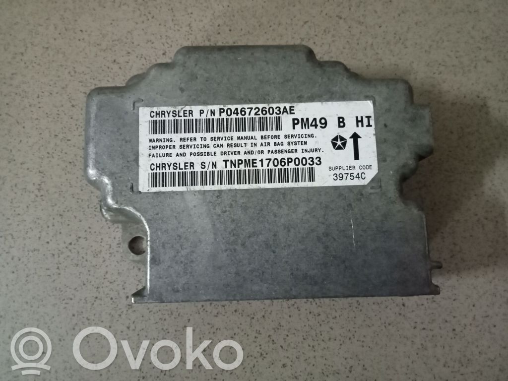 Dodge Journey Airbag control unit/module 