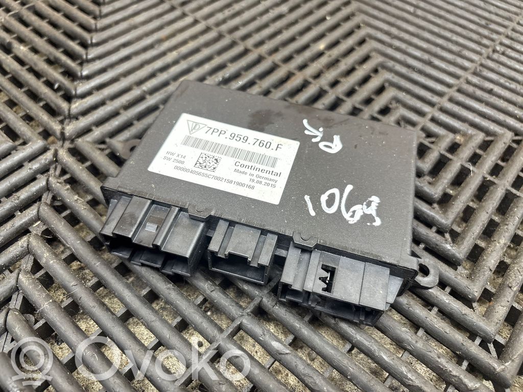 Unidad de control del asiento   7PP959760F,19082015