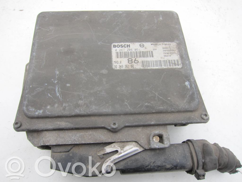 Peugeot 106 Engine control unit/module 