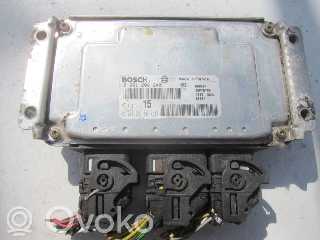 Engine control unit/module   9637838780,0261206248,9637838780ID04