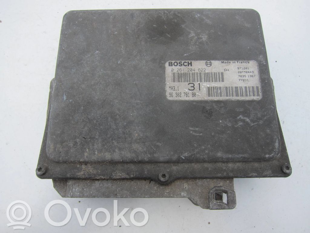 Peugeot 206 Engine control unit/module 