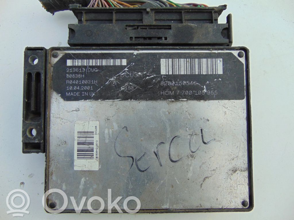Engine control unit/module   7700105955,R04010031H
