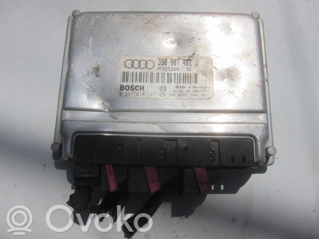 Engine control unit/module   3B0907401J,0281010147