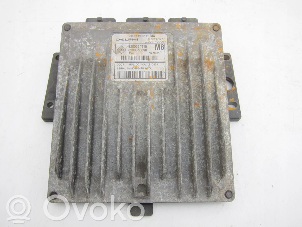 Engine control unit/module   8200353898,8200334419