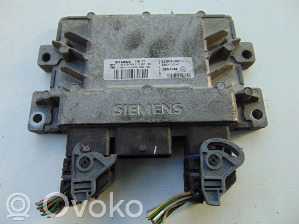 Engine control unit/module   S120201205D,8200406058