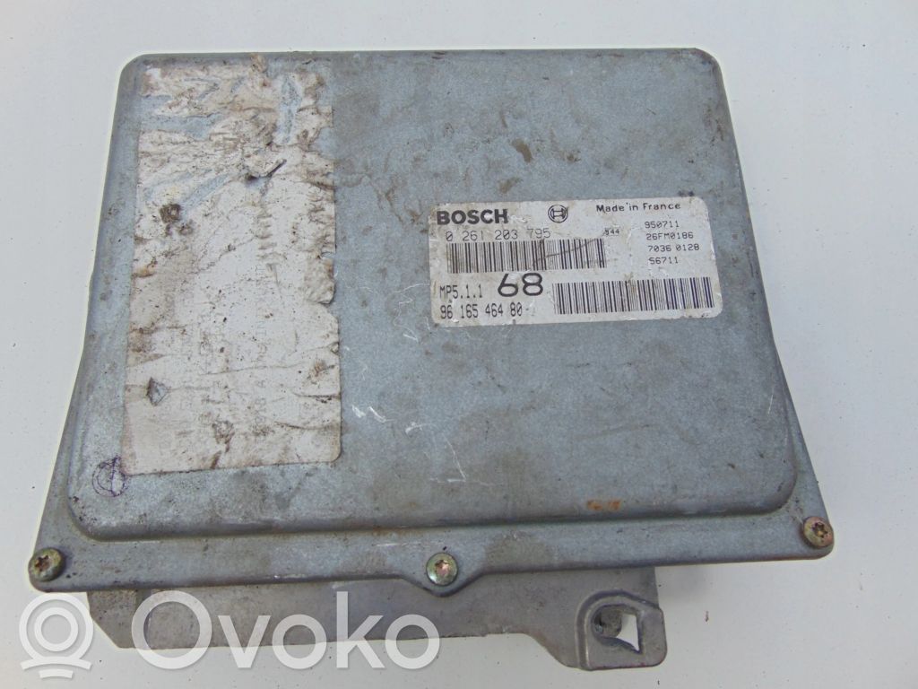 Engine control unit/module   9616546480,0261203795