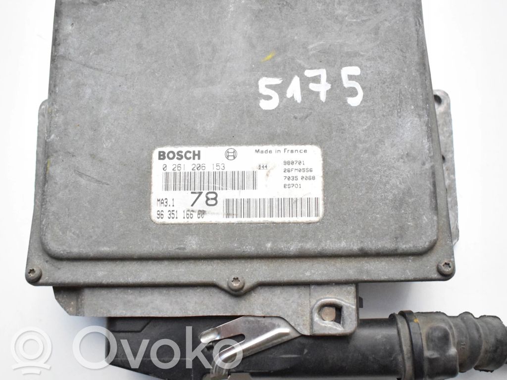 Peugeot 106 Engine control unit/module 