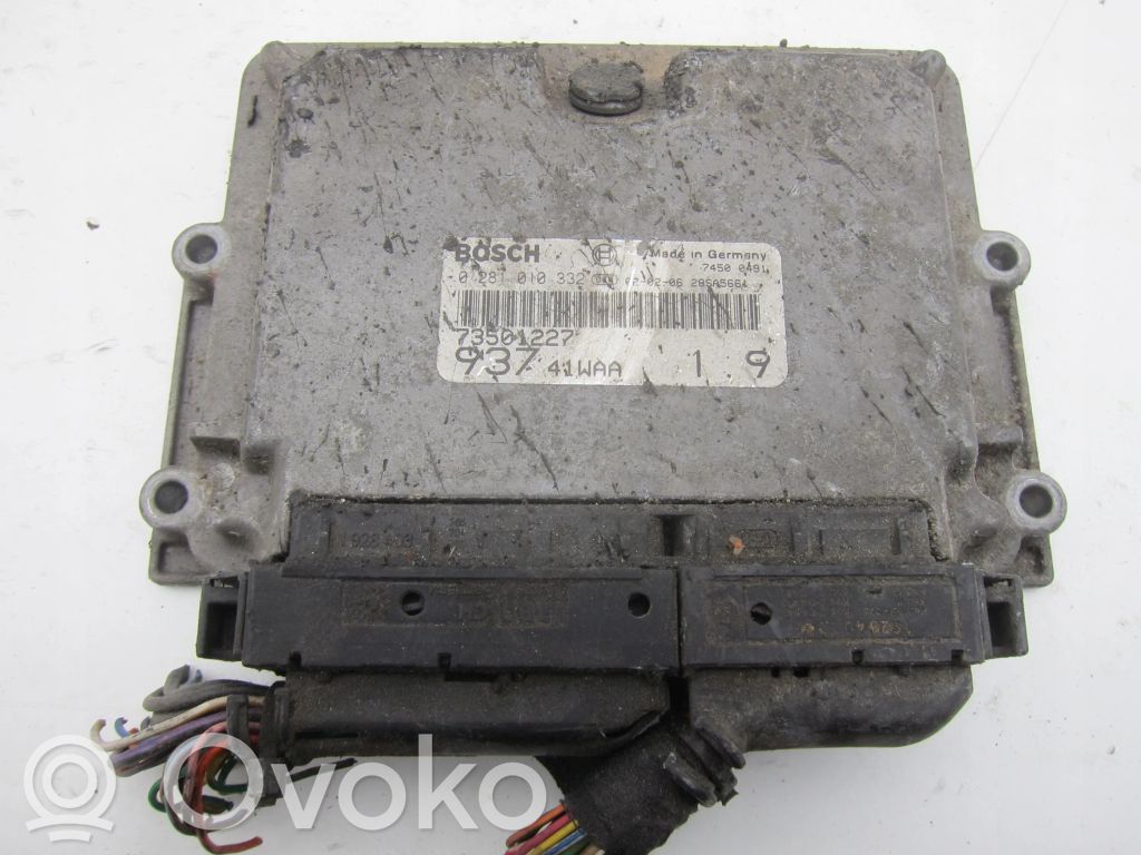 Engine control unit/module   73501227,0281010332