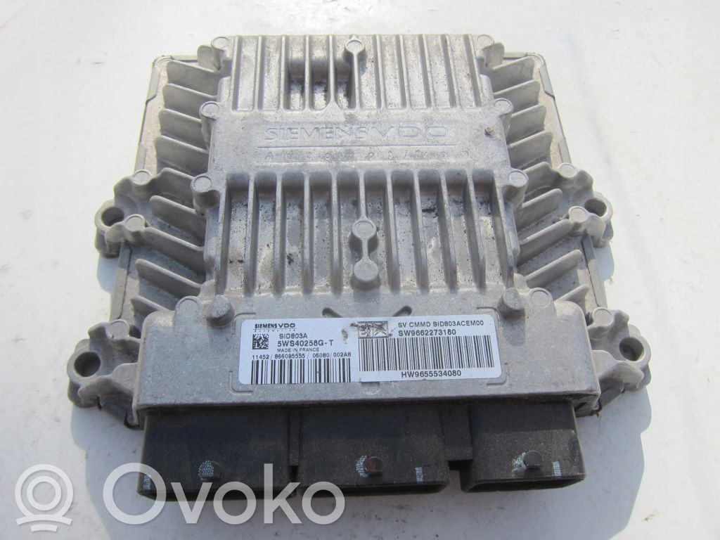 Engine control unit/module   9662273180,5WS40258G