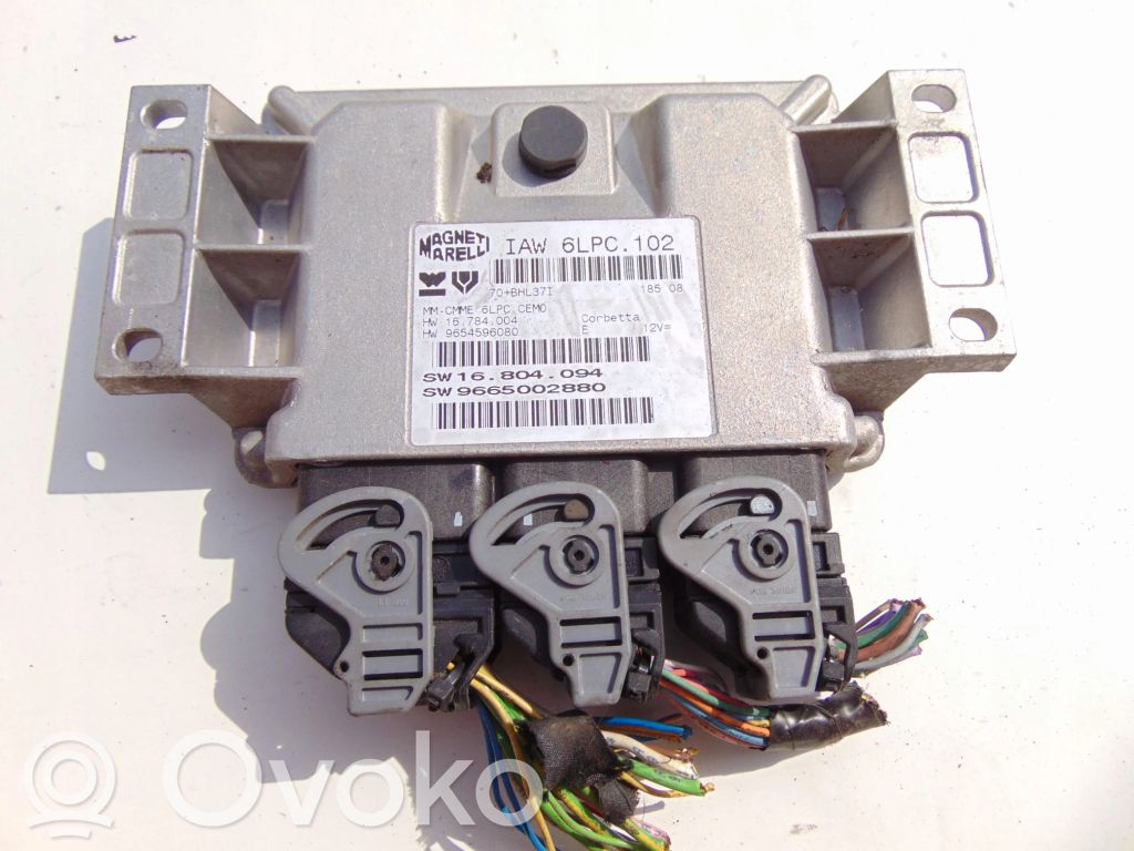 Engine control unit/module   9665002880,9654596080