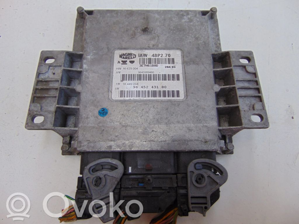 Peugeot 206 Engine control unit/module 