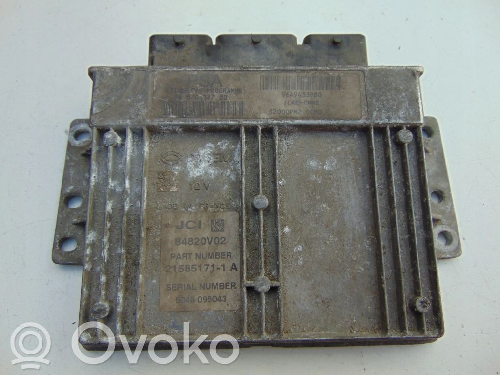 Engine control unit/module   9649433980