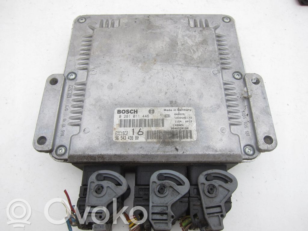 Engine control unit/module   0281011446,9654343880
