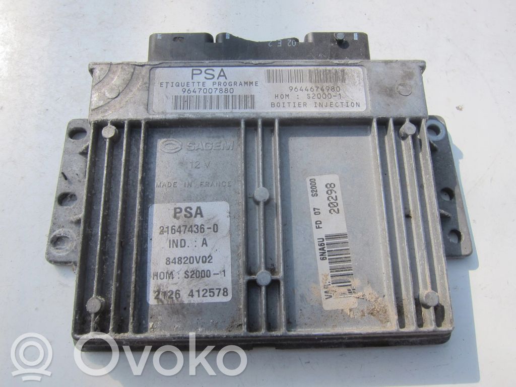 Citroen Xsara Picasso Engine control unit/module 