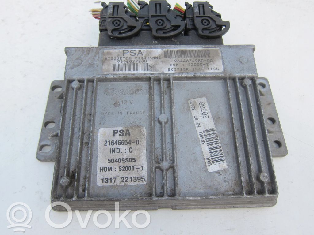 Engine control unit/module   9645027280,9644674980