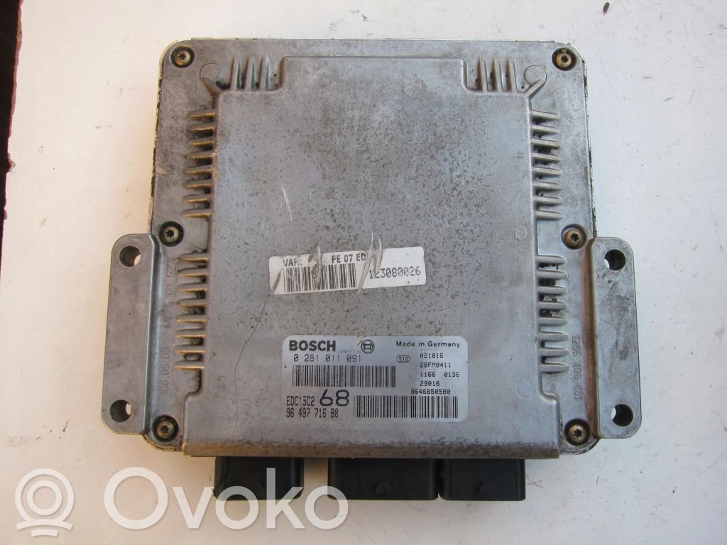 Citroen C5 Engine control unit/module 