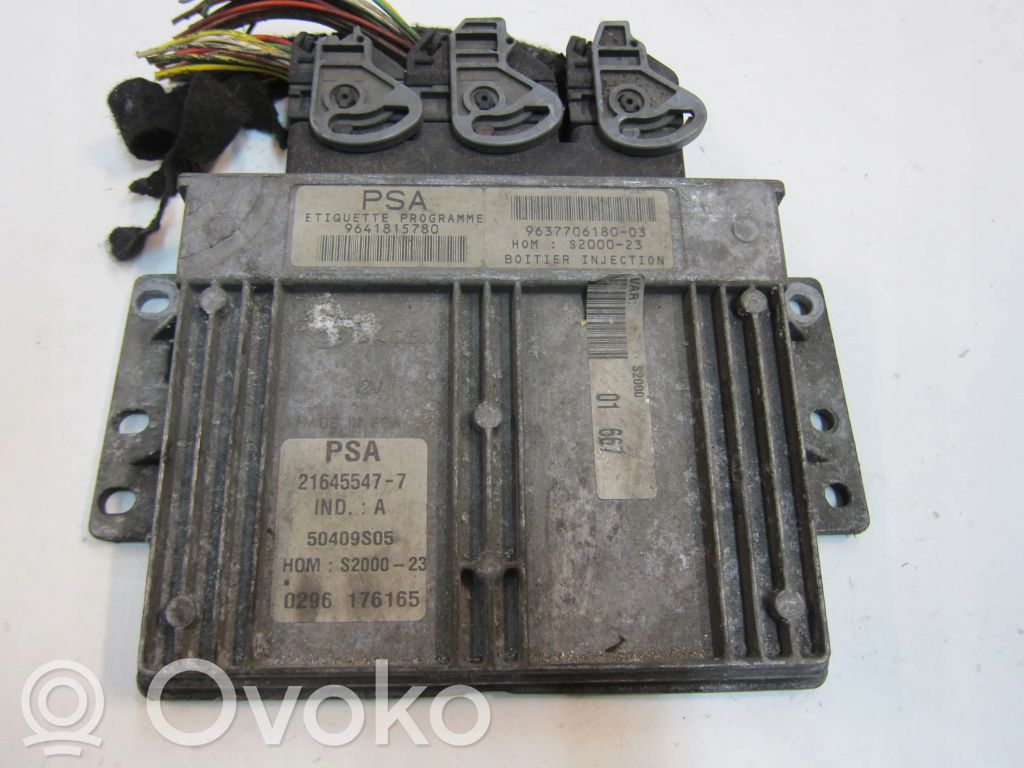 Peugeot 206 Engine control unit/module 
