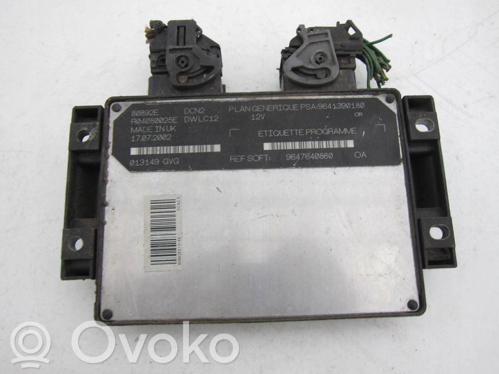 Peugeot Partner Unitate/modul de control motor 