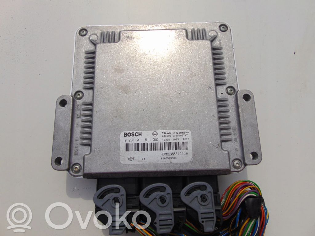 Engine control unit/module   8200319959,0281011611