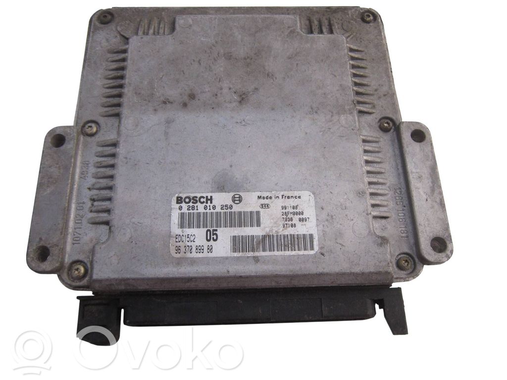 Peugeot 206 Engine control unit/module 