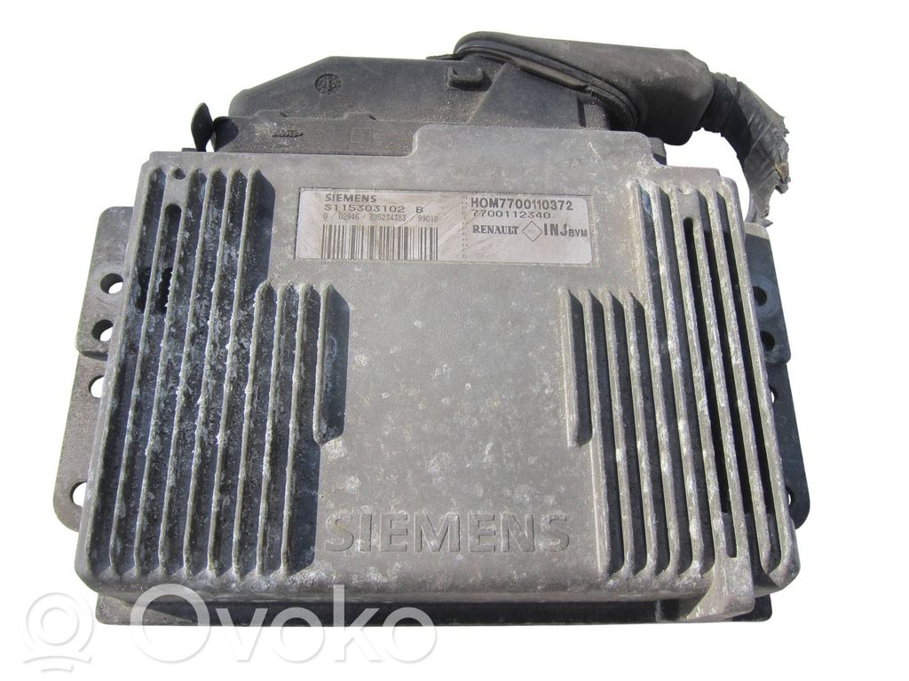 Engine control unit/module   S115303102B,7700110372,7700112340,HOM7700110372
