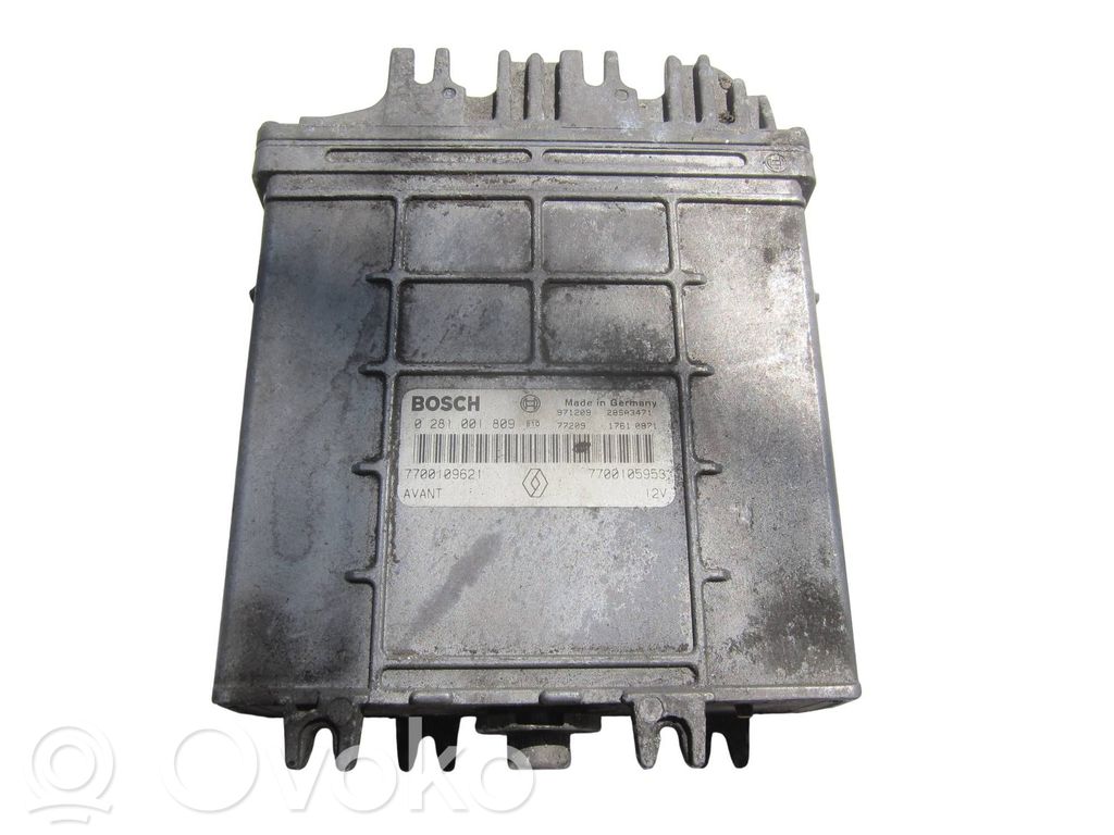 Engine control unit/module   0281001809,7700109621,7700105953,35617
