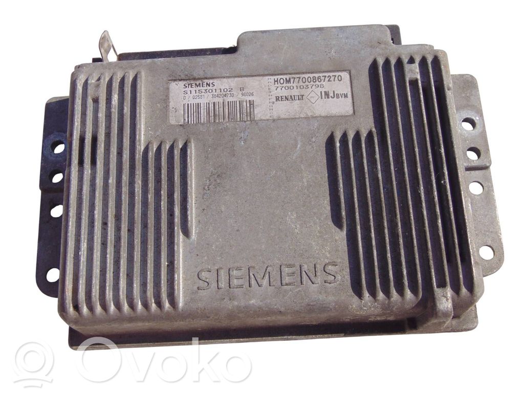 Renault Clio II Engine control unit/module 