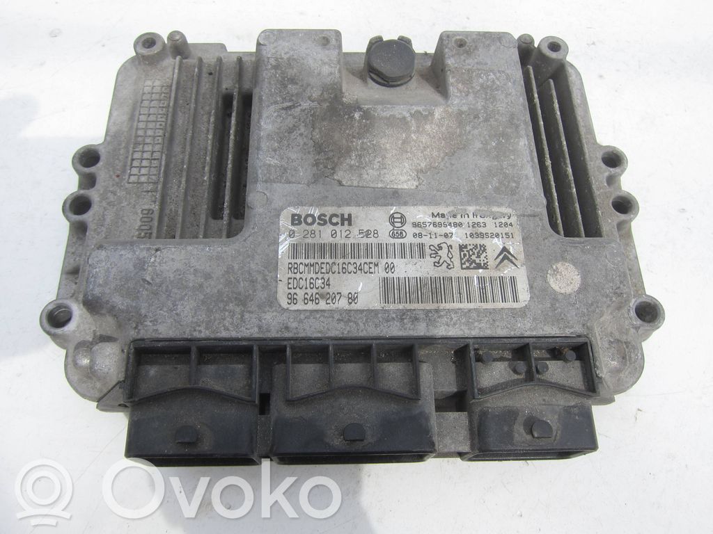 Peugeot 207 Engine control unit/module ECU 