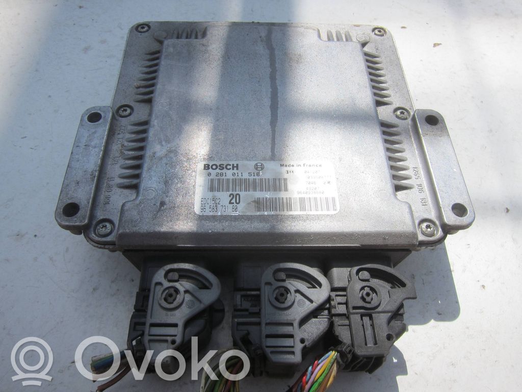 Engine control unit/module   0281011518,9658373180,9640938680,48964