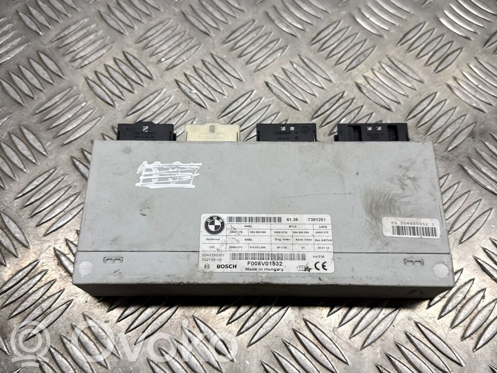 BMW 3 GT F34 Unidad de control/módulo del maletero/compartimiento de carga 