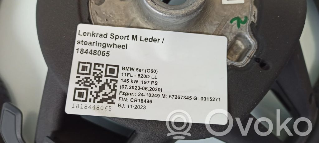 029273 BMW 5 G60 Lenkrad, 699.75 € | RRR 