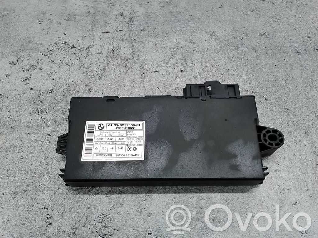 61.35-9217853-01 BMW 3 E90 E91 CAS-ohjainlaite/moduuli, 23,53 € | OVOKO