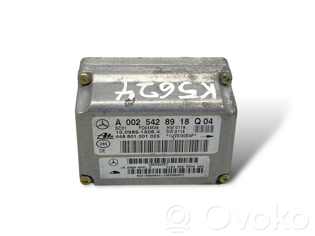 ESP (elektroniskās stabilitātes programmas) sensors (paātrinājuma sensors)