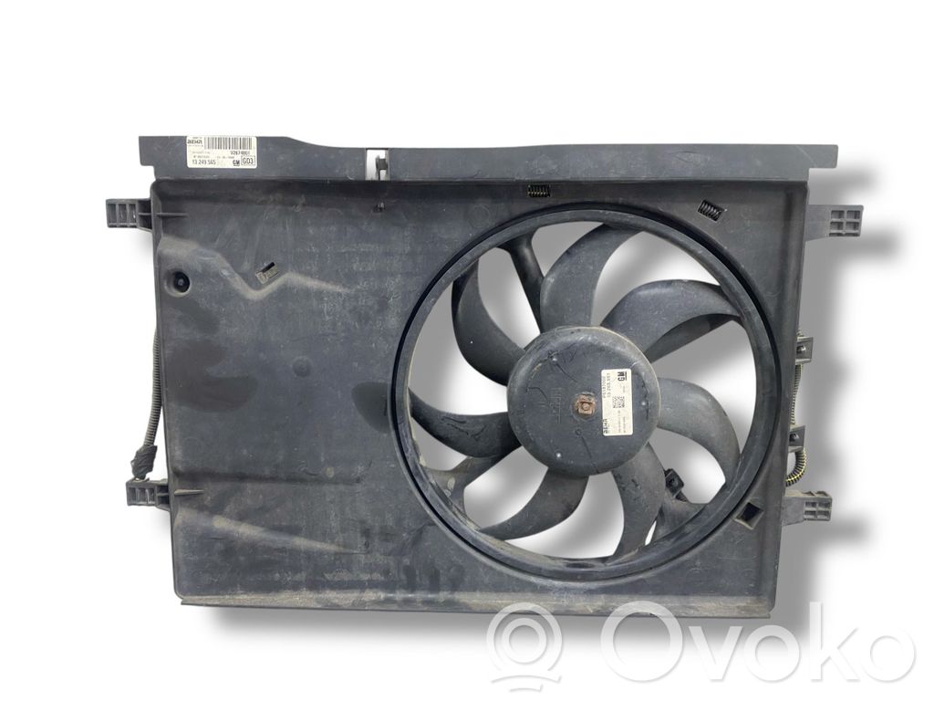 Elektrisks radiatoru ventilators
