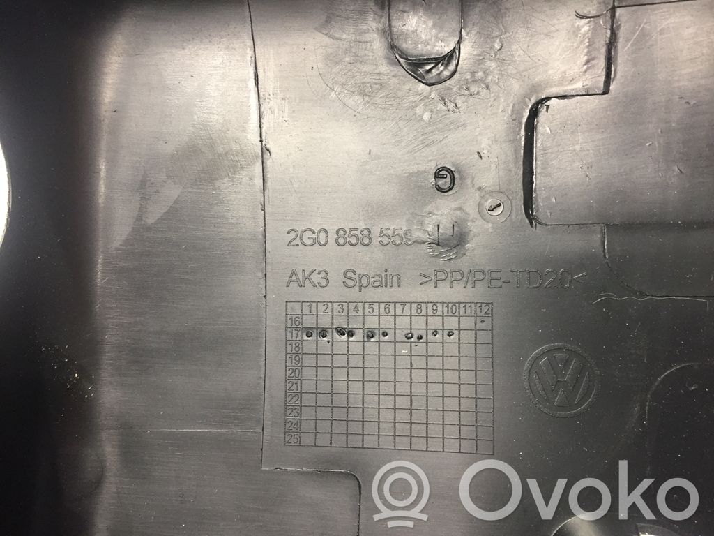 2G0858559 Volkswagen Polo VI AW Verkleidung Lenksäule Lenkstock 
