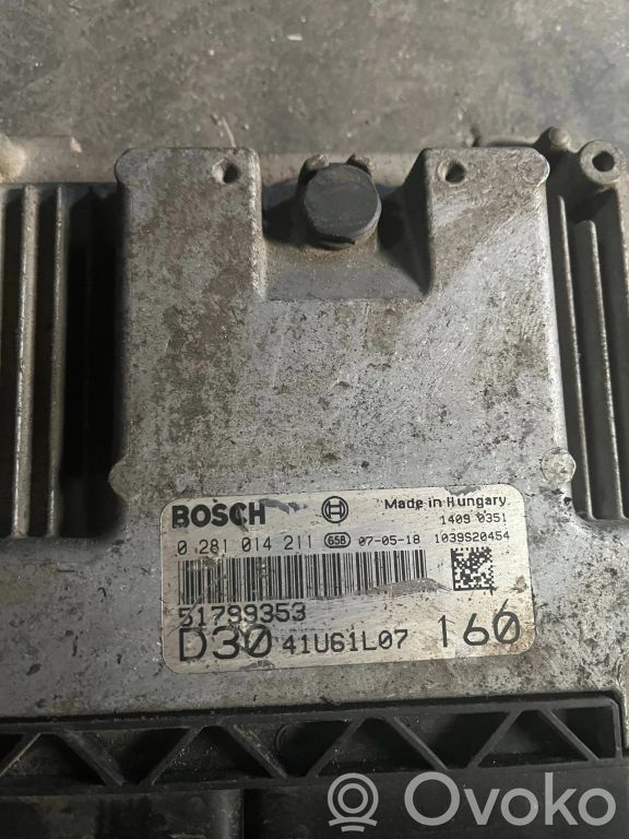 0281014211 Citroen Jumper Komplettsatz Motorsteuergerät 
