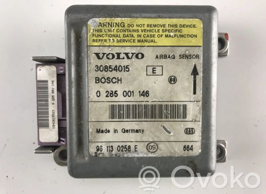 Volvo S40, V40 Module de contrôle airbag 