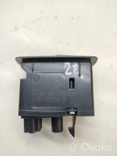 Mercedes-Benz ML W164 Electric window control switch A2518200510