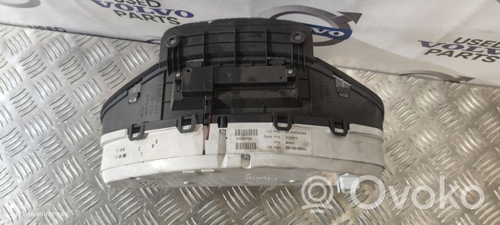 Volvo S80 Tachimetro (quadro strumenti) 31254540