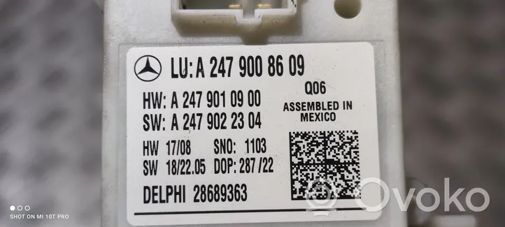 Mercedes-Benz EQB Muut ohjainlaitteet/moduulit A2479008609