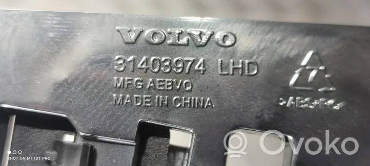 Volvo S90, V90 Boîte à gants garniture de tableau de bord 31366590