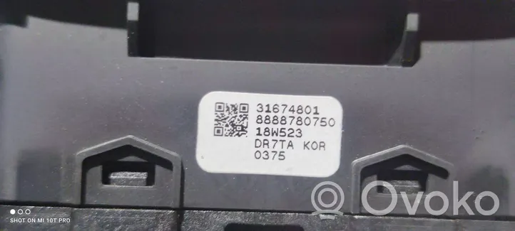 Volvo XC60 Bagažinės dangčio uždarymo jungtukas 31674801