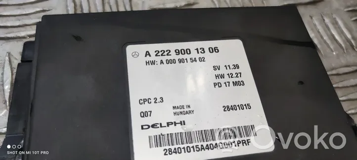 Mercedes-Benz GLC C253 Module de contrôle de boîte de vitesses ECU A2229001306