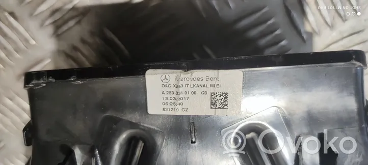 Mercedes-Benz GLC C253 Bocchetta canale dell’aria abitacolo A2538310100