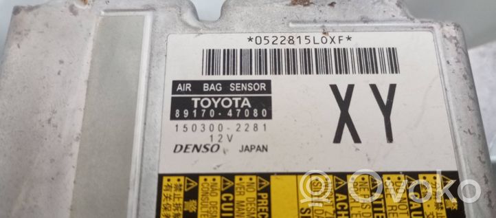 Toyota Prius (XW30) Oro pagalvių valdymo blokas 8917047080